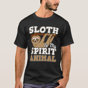 luiaard is mijn geestdier dat ik hangend luiaard t-shirt