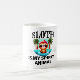 Luiaard is mijn geestdier - Schattigee koffie Mok