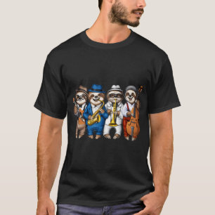 Luiaard Jazzmuzikanten T-shirt
