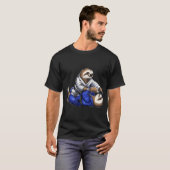 Luiaard Jiu-Jitsu Worstelaars T-shirt (Voorkant volledig)
