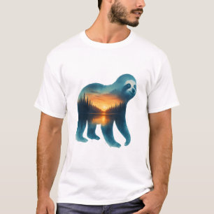Luiaard Kampeerliefhebber T-shirt