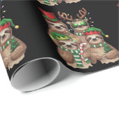 Luiaard Kerst Merry Slothmas Luiaard Liefhebber Gi Cadeaupapier (Rol Hoek)