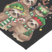 Luiaard Kerst Merry Slothmas Luiaard Liefhebber Gi Korte Tafelloper (Hoek)