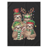 Luiaard Kerst Merry Slothmas Luiaard Liefhebber Gi Tafelkleed (Voorkant)