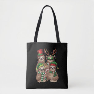 Luiaard Kerst Merry Slothmas Luiaard Liefhebber Gi Tote Bag