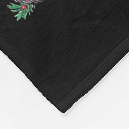 Luiaard kerstverlichting grappige luiaards minnaar fleece deken (Hoek)