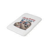Luiaard Knuffel Vlag 4 juli Badmat (Gekanteld)
