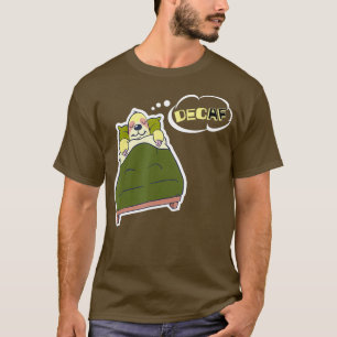 Luiaard Koffie Gift Grappig Slapen Sloth Decaf AF T-shirt