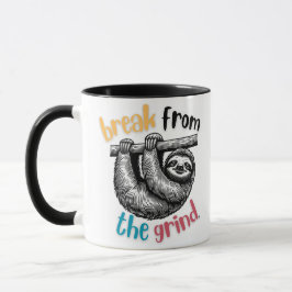 Luiaard koffiemok mok