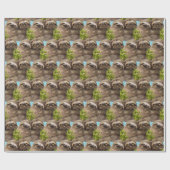 Luiaard Koppel Cadeaupapier (Vlak)