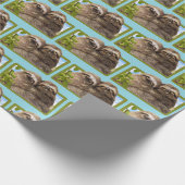 Luiaard Koppel Cadeaupapier (Hoek)