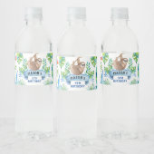 Luiaard Label, Zoo party, Luiaard Waterfles Etiket (Flessen)