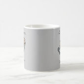 Luiaard Leven Gebeurt Koffie Helpt Grappige Mok (Center)