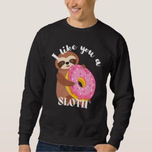 Luiaard Liefde Romantische Donut Liefhebber Trui