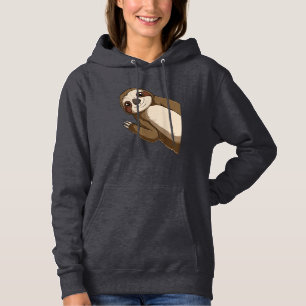 Luiaard Liefhebbers Kinderen Jongens Meisjes Vrouw Hoodie