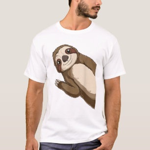 Luiaard Liefhebbers Kinderen Jongens Meisjes Vrouw T-shirt