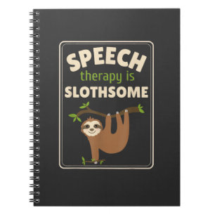 Luiaard Logopedist Logopedie Pathologie T- Notitieboek
