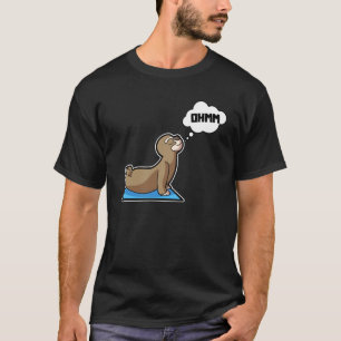 Luiaard Luiaard Yoga Houdingen Sport Turnen Ohm Ha T-shirt