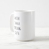 Luiaard Luiaards Grappig Koffiemok (Voorkant links)