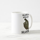 Luiaard luiaards traag en stabiel grappig luiaard koffiemok (Voorkant rechts)