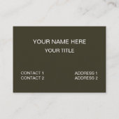 Luiaard luiaards traag en stabiel grappig luiaard visitekaartje (Achterkant)