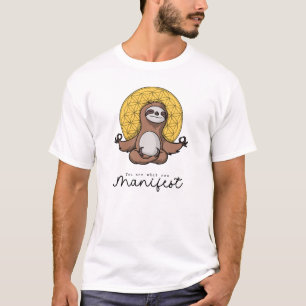 Luiaard Meditatie Manifest T-shirt