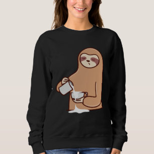 Luiaard Melk Moe Lazzy Schattig Luiaard Knaagdier Trui