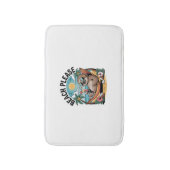 Luiaard met Ice Cream Summer Beach alsjeblieft Badmat (Voorkant Verticaal)