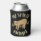 luiaard mijn geest dier koelbox blikjeskoeler (Blikje Achterkant)