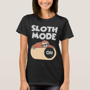 Luiaard Modus Aan grappige cadeaus voor mannen vro T-shirt