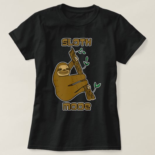 Luiaard Modus T-shirt (Design voorkant)
