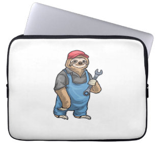 Luiaard monteur sleutel klassieke T-shirt Laptop Sleeve