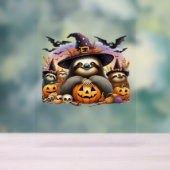 Luiaard Mooie luiheid Klassiek T-Shirt_2 Acryl Bord (Neutraal)