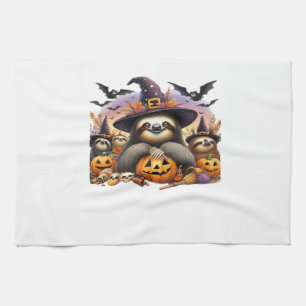 Luiaard Mooie luiheid Klassiek T-shirt_2 Theedoek