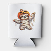 Luiaard Mummy Halloween Classic T-Shirt Blikjeskoeler (Voorkant)