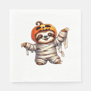 Luiaard Mummy Halloween Classic T-Shirt Servet