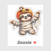 Luiaard Mummy Halloween Classic T-Shirt Sticker (Vel)