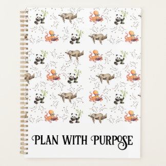 Luiaard Octopus Panda Party Dagelijks Planner