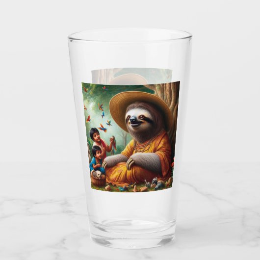 Luiaard Oma Glas (Voorkant)