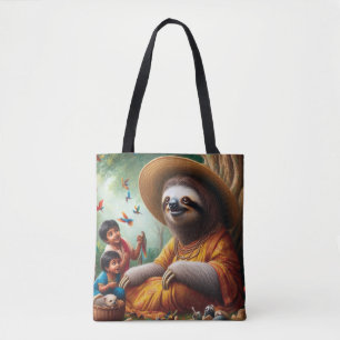 Luiaard Oma Tote Bag