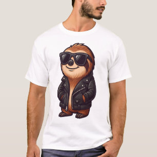 Luiaard Ontspannen Stemming T-shirt