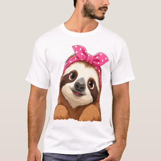 Luiaard Ontwerp Luiaard T-shirt (Voorkant)
