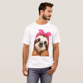 Luiaard Ontwerp Luiaard T-shirt (Voorkant volledig)