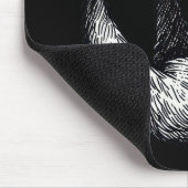 Luiaard op boomtak met citaat muismat (Hoek)