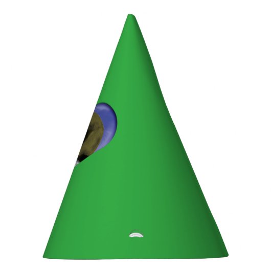 luiaard op een boomtak in een hart feesthoedjes (Rechts)