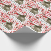 Luiaard op Valentijnsdag Cadeaupapier (Hoek)