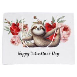 Luiaard op Valentijnsdag Groot Cadeauzakje