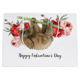 Luiaard op Valentijnsdag Groot Cadeauzakje