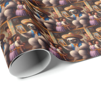 luiaard opa cadeaupapier