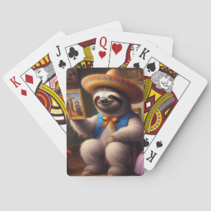 Luiaard Opa Pokerkaarten